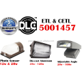 ETL cETL DLC 100W LED Semi-Cutoff Wall Pack commercial dusk to dawn photocell sensor wallpack outdoor fixture waterproof IP65